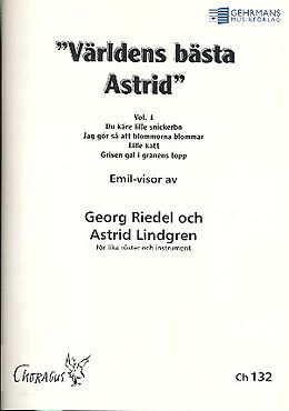 Georg Riedel Notenblätter Världens bästa Astrid vol.1