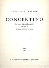 Lars-Erik Larsson Notenblätter Concertino op.45,11 for string