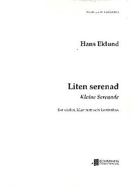 Hans Eklund Notenblätter Kleine Serenade