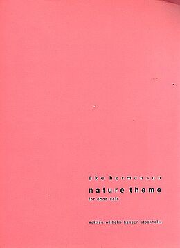 Aake Hermanson Notenblätter Nature Theme op.26 for oboe solo