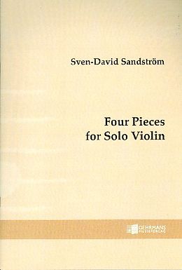 Sven-David Sandström Notenblätter 4 Pieces