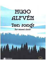 Hugo Alfvén Notenblätter 10 Songs