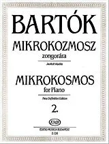 Béla Bartók Notenblätter Mikrokosmos vol.2