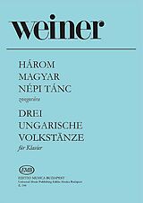 Weiner Leo Notenblätter 3 ungarische Volkstänze