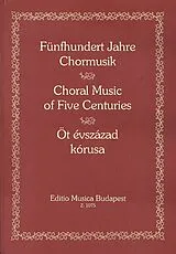 Notenblätter 500 Jahre Chormusik Eine