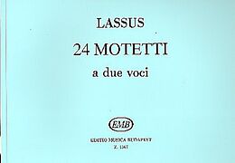 Orlando di Lasso Notenblätter 24 motetti a 2 voci