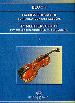 Jozsef Bloch Notenblätter Tonleiterschule op.5 Band 1