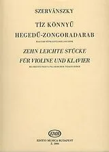 Endre Szervánsky Notenblätter 10 leichte Stücke