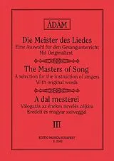  Notenblätter DIE MEISTER DES LIEDES BAND 3