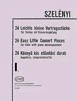 Istvan Szelenyi Notenblätter 24 leichte kleine Vortragsstücke