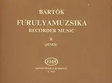 Béla Bartók Notenblätter Blockflötenmusik aus Für Kinder Band 2