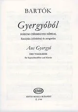 Béla Bartók Notenblätter Aus Gyergyo für
