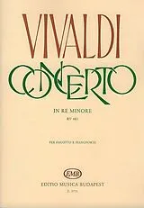 Antonio Vivaldi Notenblätter Concerto re minore RV481 per