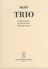 Imre Mezoe Notenblätter Trio