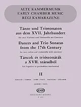  Notenblätter Tänze und Triosonaten aus dem