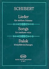 Franz Schubert Notenblätter Lieder für Gesang (mittel) und Klavier