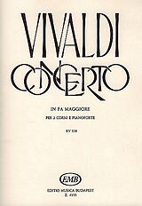 Antonio Vivaldi Notenblätter Konzert F-Dur RV538 für 2 Hörner