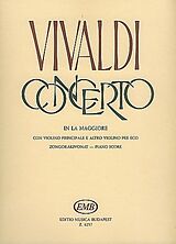Antonio Vivaldi Notenblätter Konzert A-Dur RV552 für 3 Violinen, Streicher