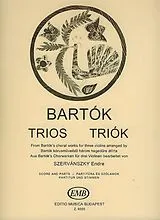 Béla Bartók Notenblätter Trios für 3 Violinen