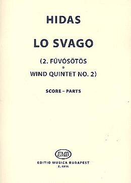 Frigyes Hidas Notenblätter Lo Svago für Flöte, Oboe, Klarinette