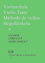 Frigyes Sandor Notenblätter Violinschule Band 2