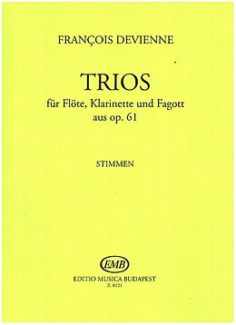 Francois Devienne Notenblätter Trios op.61