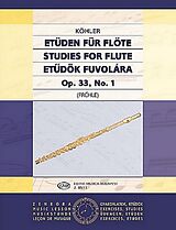 Ernesto Köhler Notenblätter Etüden op.33 für Flöte