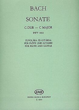 Johann Sebastian Bach Notenblätter Sonate C-Dur BWV1033