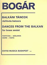 Istvan Bogar Notenblätter Tänze vom Balkan