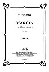 Oskar Rieding Notenblätter Marcia op.44 für Violine
