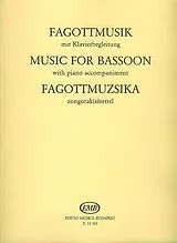  Notenblätter Fagottmusik für Fagott und Klavier