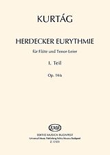 György Kurtág Notenblätter Herdecker Eurythmie op.14a Teil 1