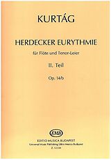 György Kurtág Notenblätter Herdecker Eurythmie op.14b Teil 2