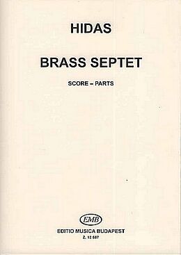 Frigyes Hidas Notenblätter Brass Septet für 3 Trompeten (CBB)