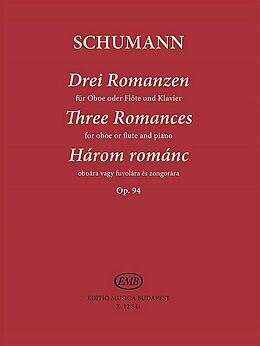 Robert Schumann Notenblätter 3 Romanzen op.94