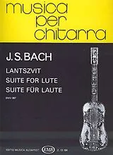 Johann Sebastian Bach Notenblätter Suite a-Moll BWV997 für Laute