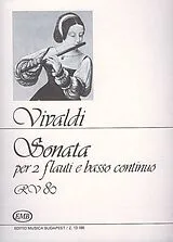 Antonio Vivaldi Notenblätter Sonate RV80