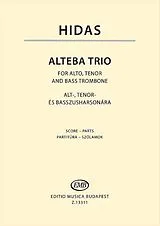 Frigyes Hidas Notenblätter Alteba Trio for 3 trombones (ATB)