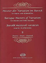  Notenblätter Meister der Variation im Barock