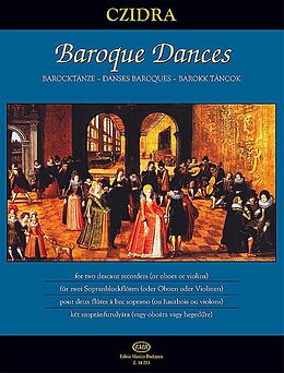  Notenblätter Baroque Dances for 2 descant
