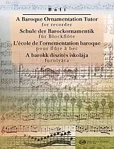 Bali Janos Notenblätter Schule der Barockornamentik