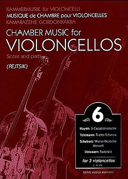  Notenblätter Chamber Music for Violoncellos vol.6