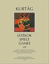 György Kurtág Notenblätter Spiele Band 8