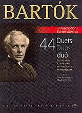 Béla Bartók Notenblätter 44 Duets