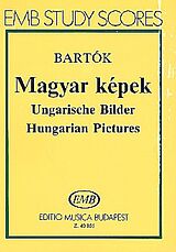Béla Bartók Notenblätter Ungarische Bilder