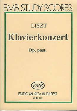 Franz Liszt Notenblätter Klavierkonzert Es-Dur Taschenpartitur