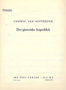 Ludwig van Beethoven Notenblätter Der glorreiche Augenblick op.136