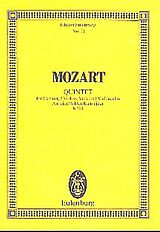 Wolfgang Amadeus Mozart Notenblätter Quintett A-Dur KV581 für Klavier