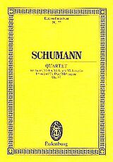 Robert Schumann Notenblätter Quartett Es-Dur op.47