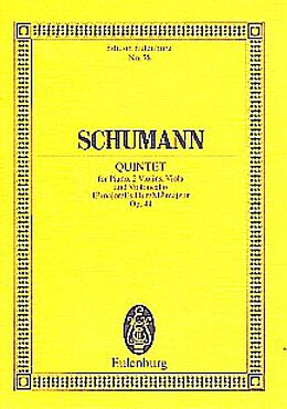 Robert Schumann Notenblätter Quintett Es-Dur op.44 für